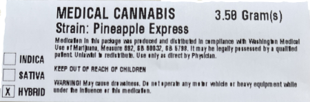 Medical Cannabis Label